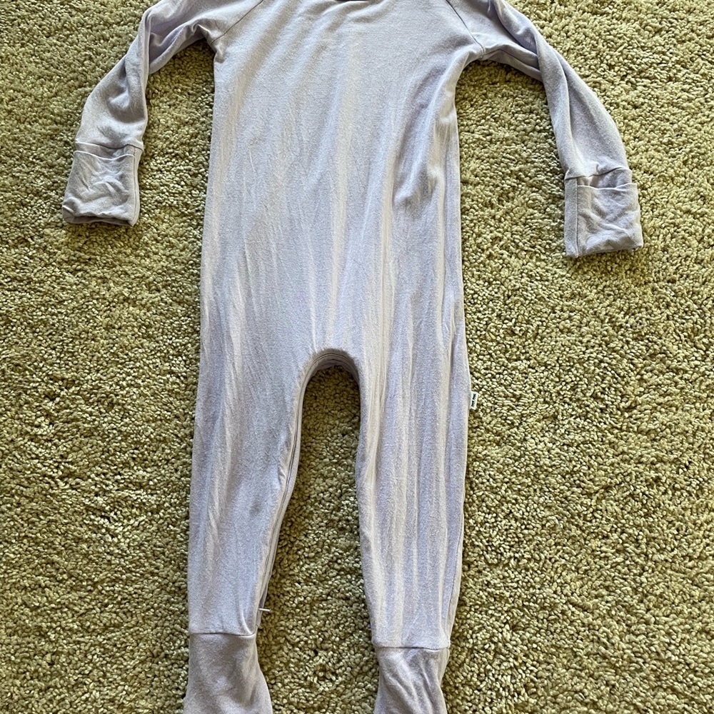 Little Sleepies Purple Crescent Zippy, 6-12 months